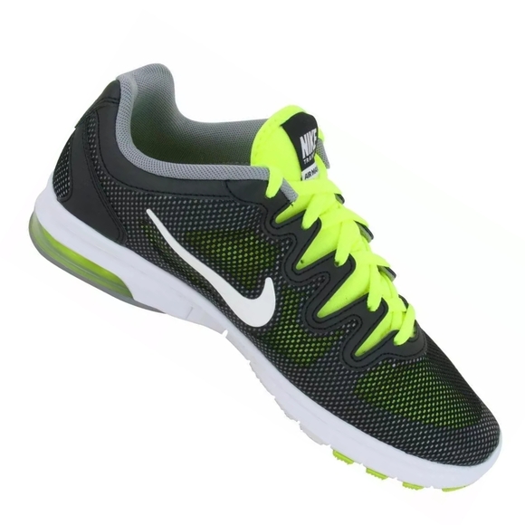 women's Nike Black and Neon Green Sneakers - Picture 1 of 5
